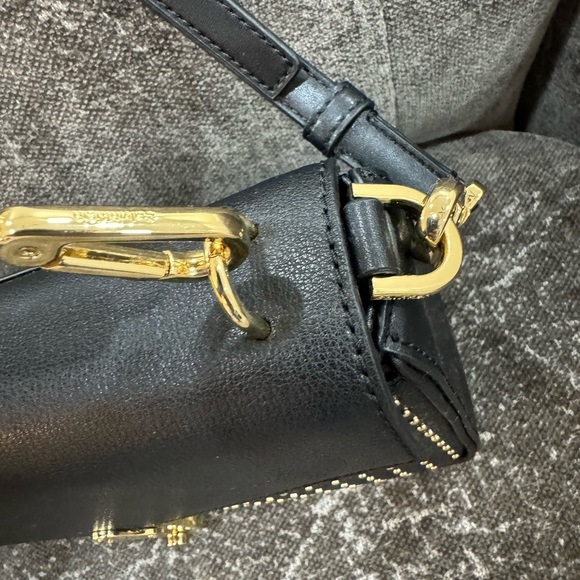 Calvin Klein Black Crossbody Bag with Gold Accents - Picture 4 of 9